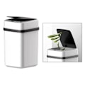 Miniatyrbild 2 av 9: 15L badrum touch soptunna i toaletten smart sopor hink avfallskärl soptunna