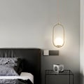 Miniatyrbilde 3 av 8: Led tak lysekroner for spisestue rom lamper moderne luksus gull platting kjøkken