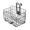 Miniatyrbillede 1 af 7: Cykel kurv foldbar metal justerbar cykel for bag wire opbevaring holder hængende last stativ