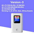 Miniatyrbillede 7 af 7: 4G LTE Router 150Mbps Udendørs Hotspot 6000mah Mobil Router