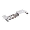Miniatyrbillede 2 af 6: 2 STK Rektangulær Bil Licens Plade Fjeder Belastet Rustfrit Stål Bracket Biler Ramme Holder klemmer