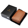 Miniatyrbillede 2 af 10: Humidor cigar æske rejse cigar etui læder ceder træ cigar humidor æske