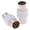 Miniatyrbilde 1 av 6: 4 stk Hunn Til Hunn TV Plug Jack plugger Adapter Konnektor