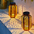 Pikkukuva 2 / 7: Led aurinko valo aurinko riippuva lyhty retro aurinko rauta taide lyhty koriste vintage polku lamppu