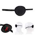 Miniatyrbillede 1 af 6: Sort Pirat Eye Patch Enkelt Eye Patch Eyepatch One Eye