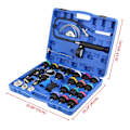 Miniatyrbild 5 av 5: 28 delar Universal Kylare Trycktestare Set Vakuum Typ Kylning System Tester Vatten Tank Läckagedetektion Detektor Verktyg