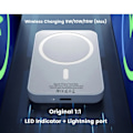 Pikkukuva 5 / 8: 5000mAh Alkuperäinen 1:1 Macsafe virta pankki kannettava magneetti langaton laturi iPhone12 13 14 Pro Maxille