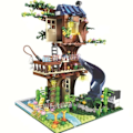 Miniatyrbilde 5 av 6: Moderne Trehus Bygning Klosser Klassisk Modell Set Klosser Barn sett For Gutter Leker