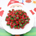 Miniatyrbilde 2 av 5: 10 stykker søte mini jule gave eske harpiks utklippsbok diy smykker håndverk jul pynt tilbehør
