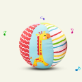 Miniatyrbild 3 av 3: Baby leksaker 0 12 månader mjukt tyg skaller boll stoppad baby lek boll med klocka tecknad djur interaktiva leksaker pedagogiska leksaker