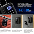 Pikkukuva 7 / 10: Sormenjälki Bluetooth Wifi Digitaalinen Key Box App Kaukosäädin Access Seinä Kiinnitys Yhdistelmä Turvallisuus Airbnb Lukko laatikko
