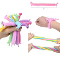 Miniatyrbild 2 av 6: 30 bitar Funny Unicorn Pull Maskar Nudlar Fidget Toys Stretch String TPR Rep Anti Stress Leksaker