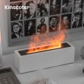 Miniatyrbilde 3 av 7: Aroma Diffuser Luft Luftfukter Ultralyd Cool Mist Maker Fogger LED Essential Olje Flame Lampe
