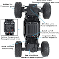 Miniatyrbild 4 av 5: Paisible Rock Crawler 4WD Off Road RC Bil Fjärrkontroll Leksak Maskin På Radio Kontroll 4x4 Drive Bil Toy För Pojkar Tjejer 5514