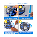 Miniatyrbillede 6 af 7: 10 poser PLA ABS TPU PETG Filament Vakuum pose Med håndtag luft pumpe 3D printer filamenter opbevaring pose tørretumbler keep 3D udskrivning tilbehør