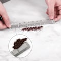 Miniatyrbilde 4 av 6: Jord Kaffe Måle Linjal Rustfritt Stål Presisjon Måle verktøy for kaffe maling