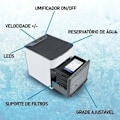 Miniatyrbild 7 av 8: Mini luftkonditionering kylning fläkt Multifunktionell USB hem portabel skrivbord luftkonditionering