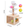 Miniatyrbilde 6 av 7: Montessori Leker Baby Tidlig Utdanning Puslespill Roterende Spor