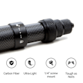 Miniatyrbilde 7 av 7: Invisible Selfie Stick For GO 2 / ONE RS / R 70cm 1,2m Carbon Fiber Extension Stang