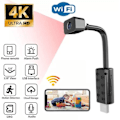 Miniatyrbilde 2 av 7: Mini Kamera HD 4K Wifi IP Mikro Videokamera Bærbart Trådløst Modul Video Opptak Støtte Fjernkontroll Vis P2P Kamera