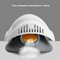 Miniatyrbild 4 av 7: Damm mask respirator halv ansikte dammsäker mask