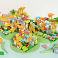 Miniatyrbilde 5 av 10: Marmor Race Run DIY Duplos Maze Balls Byggeklosser Trakt Slide Stor Size Klosser Pedagogisk baby leker