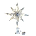 Miniatyrbilde 2 av 3: Jul Tre Toppers Stjerne med LED streng lys pynt til jul hjem fest pynt