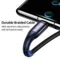 Miniatyrbillede 8 af 8: USAMS U83 66W 3 In 1 Digital Display Kabel PD QC Hurtig Opladning USB Type C kabel Til iPhone 14 13 12 Pro Max Huawei  Xiaomi Samsung