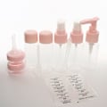 Miniatyrbilde 3 av 3: 11 stk Reise Kosmetikk Sub-Botling PET Spray Lotion Cream Refillable Bottle Tom Væske Beholder Bærbart Verktøy