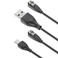 Miniatyrbillede 2 af 6: Magnetisk opladning kabel type-C oplader kabel udskiftning opladning kabel