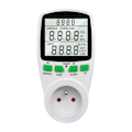 Miniatyrbilde 7 av 9: Elektrisitet Strøm Måler Wattmeter LCD Energi Måler Socket Elektrisk Tester