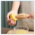 Miniatyrbillede 2 af 4: Appelsin Manuel Citron Juicer Mini Frugt Juicer Træ Citroner presser