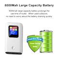 Miniatyrbillede 6 af 7: 4G LTE Router 150Mbps Udendørs Hotspot 6000mah Mobil Router