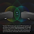 Pikkukuva 3 / 6: Bluetooth kaiutin metalli kannettava super basso langaton kaiutin Bluetooth4.2 3D digitaalinen ääni kaiutin