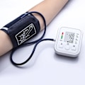 Miniatyrbillede 3 af 6: Tensiometer Hjerte Rate Puls Meter BP Monitor Rask Digital Arm Blod tryk meter