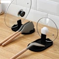 Miniatyrbillede 2 af 5: Polykrom foldbar nordisk stil gryde holder låg skovl opbevaring stativ