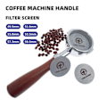 Pikkukuva 3 / 6: Uudelleenkäytettävä Kahvi Suodatin Seula Lämmönkestävä Mesh Screen Portafilter Barista Kahvinkeitto Puck Screen