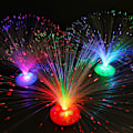 Miniatyrbild 2 av 7: Färgad LED Fiber Optik Ljus Natt Lampa Semester Jul Bröllop Dekoration Stjärnor Skine In The Dark Barn Leksaker Natt Lampor