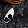 Miniatyrbillede 4 af 5: Praktisk K skede Ring Ornament Udpakning Essential Kniv Rustfrit Stål Daglig Bærbar Udendørs Kniv