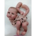 Miniatyrbillede 2 af 3: Reborn Doll Kit Lifelike Soft Touch DIY Painted Dukke Dele Søde Fødselsdag Jule Gaver Reborn Dukke Legetøj