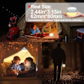 Miniatyrbillede 2 af 7: USB C Genopladelig 230 timer Med 5 farver Lommelygte Til Udendørs Telt Lampe Nødlys Lantern