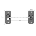 Miniatyrbillede 5 af 5: Børn Sikkerhed Windows Lås Multi-Functional Anti-Fall Limit Rotable Cabinet Køleskab Låse