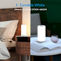 Pikkukuva 5 / 6: Älykäs pöytä lamppu RGB LED Wi-Fi yö lamppu 6W kosketus anturi himmennettävä vuode valo tuki Alexa Google Assistant