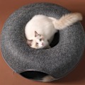 Miniatyrbillede 3 af 5: Donut Kat seng kæledyr kat tunnel interaktivt spil legetøj