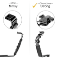 Pikkukuva 3 / 7: Kamera L Kiinnike Kiinnike Video Grip L-Kiinnike Kaksois Flash Kylmä Kenkä Kiinnike 1/4 tuumainen jalusta ruuvi