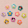 Miniatyrbillede 2 af 2: Harpiks Dejlige Blomster & Dyr Flatback Cabochon Scrapbog Kawaii Gør det selv Udsmykning Tilbehør 10 stykker