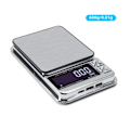 Miniatyrbilde 6 av 9: Høy presisjon rustfritt digital LCD elektronisk smykker vekt 200g/600g/1000gX0,01g Med telling balanse lomme vekt