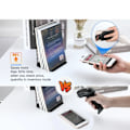 Miniatyrbilde 4 av 7: Telefon Strekkode skanner USB Bluetooth1D 2D  PDF417 Data Matrix Kode Maxicode Skjerm Skanning