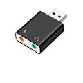 Pikkukuva 5 / 6: USB ääni kortti USB 3,5 mm ääni nappi sovitin ulkoinen ääni kortti 7.1 ääni kortti mikrofonille kuulokkeille