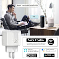 Miniatyrbillede 7 af 7: Smart Socket Med Strøm Overvågning Timing Funktion Stemme Kontrol